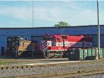 WSOR 4051 & 1503 outside the roundhouse